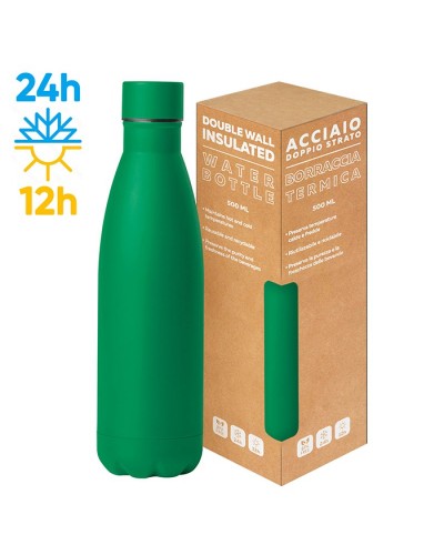 BORRACCE E THERMOS - STEEL MAT BOTTLE 500 FLAT PC416