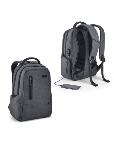 SPACIO. ZAINO IMPERMEABILE PER PORTATILE 17'' IN NYLON 2TONE 52675