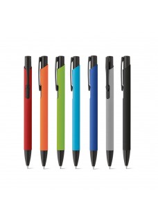 POPPINS. PENNA A SFERA IN ALLUMINIO CON FINITURA IN GOMMA 81140