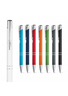 BETA SOFT. PENNA A SFERA IN ALLUMINIO CON FINITURA IN GOMMA 81141