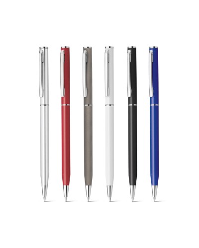 LESLEY METALLIC. PENNA A SFERA IN METALLO CON CLIP 81185