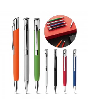OLAF SOFT. PENNA A SFERA IN ALLUMINIO CON FINITURA IN GOMMA 81192
