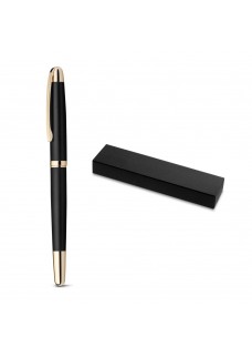 EZEKIEL ROLLER. PENNA ROLLER IN METALLO CON DETTAGLI IN ORO 81196