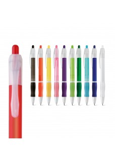 SLIM. PENNA A SFERA CON FINITURA ANTISCIVOLO E CLIP 91247