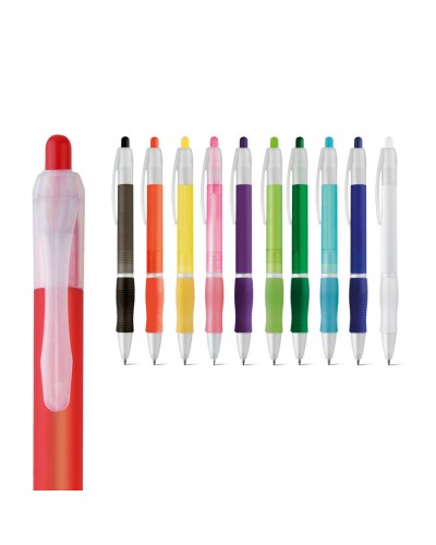 SLIM. PENNA A SFERA CON FINITURA ANTISCIVOLO E CLIP 91247