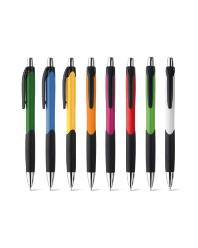 CARIBE. PENNA A SFERA IN ABS CON FINITURA ANTISCIVOLO 91256