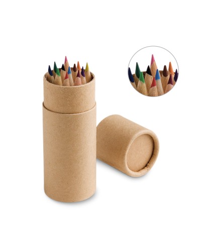 CYLINDER. SCATOLA CON 12 MATITE COLORATE 91752