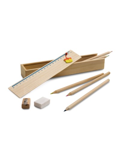 DOODLE. SET DA DISEGNO FORNITO IN SCATOLA DI LEGNO 91756