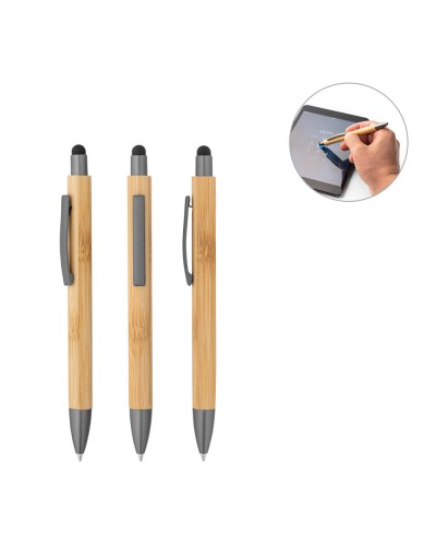 ZOLA. PENNA A SFERA IN BAMBU CON FINITURA OPACA 91770