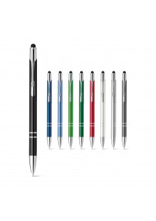 GALBA. PENNA A SFERA IN ALLUMINIO CON PUNTA TOUCH E CLIP 91849