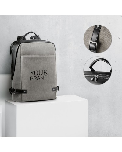 DIVERGENT BACKPACK II. ZAINO PORTA PC 15'6'' IN TESSUTO E PU 92147