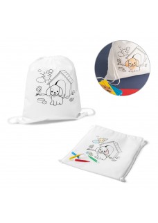 DRAWS. ZAINO A SACCA CON DISEGNO DA COLORARE (80 M/G?) 92619