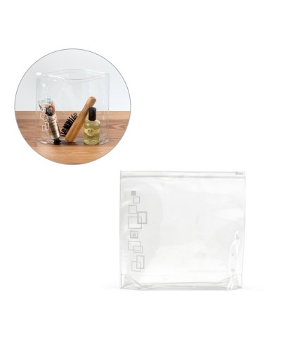 VALENTINA. SACCHETTO ERMETICO PER COSMETICI IN PVC CON CHIUSURA A CURSORE 92720
