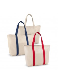 VILLE. BORSA 100% IN TELA DI COTONE CON TASCA INTERNA E FRONTALE (280 G/M?) 92824