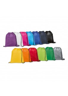 CARNABY. ZAINO A SACCA IN 210D CON CORDONCINI NERI 92910