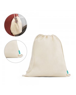 NAMPULA. ZAINO A SACCA 100% COTONE BIOLOGICO (120 G/M?) 92933