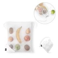 BOLZANO. BORSA PIEGHEVOLE IN MAGLIA RPET CON TASCHINO IN RPET 190T 92934