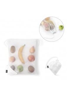 BOLZANO. BORSA PIEGHEVOLE IN MAGLIA RPET CON TASCHINO IN RPET 190T 92934