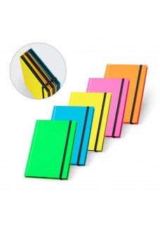 WATTERS. BLOCK NOTES A5 IN PU FLUORESCENTE. FOGLI A RIGHE 93269