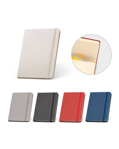 BOYD. BLOCCO NOTE A5 IN 50% RPET CON PAGINE A RIGHE 93276
