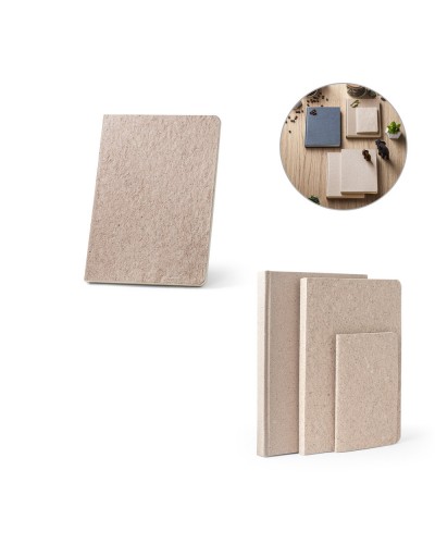TEAPAD SEMI-RIGID. BLOCK NOTES A5 CON COPERTINA RIGIDA FABBRICATA TRAMITE GLI SCARTI DELLA FOGLIE DI T? (65%) 93290
