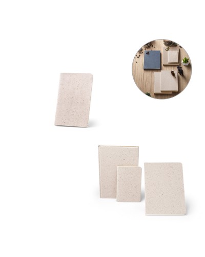 ORGANIC SOFT. BLOCK NOTES A6 CON COPERTINA FLESSIBILE FABBRICATA TRAMITE LA MATERIA ORGANICA DEGLI ELEFANTI (95%) 93291
