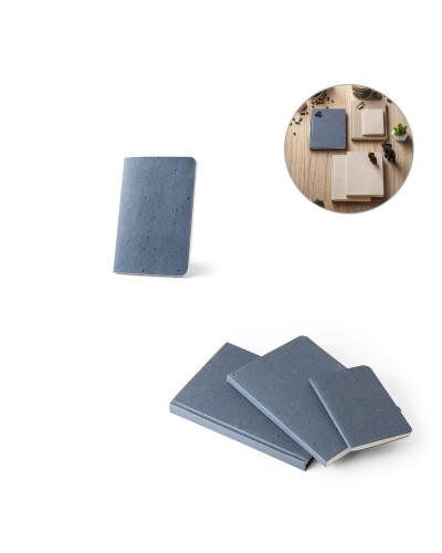 COFFEEPAD SOFT. BLOCK NOTES A6 CON COPERTINA FLESSIBILE FABBRICATA TRAMITE GLI SCARTI DELLA BUCCIA DEL CAFF? (66%) 93292