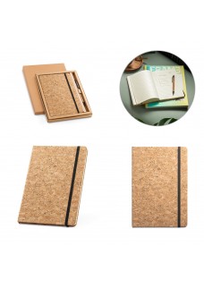 FREUD. SET BLOCK NOTES A5 E PENNA A SFERA IN SUGHERO 93578