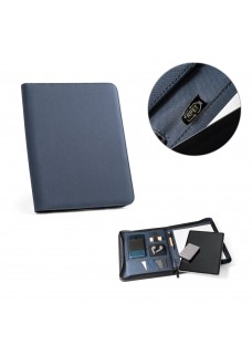 EMERGE FOLDER. CARTELLA A4 IN IN 100% RPET 300D CON CHIUSURA ZIP 93579