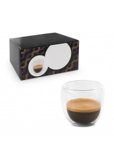 EXPRESSO. SET DA CAFF? ISOTERMICO IN VETRO CON 2 TAZZE 93873