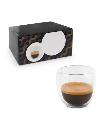 EXPRESSO. SET DA CAFF? ISOTERMICO IN VETRO CON 2 TAZZE 93873