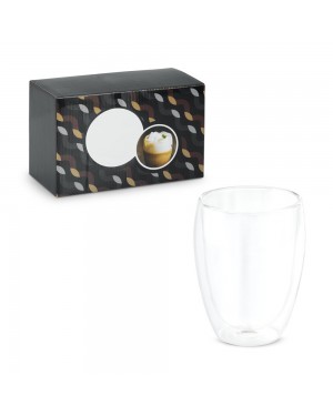 MACHIATO. SET DI 2 TAZZE ISOTERMICHE IN VETRO 93895