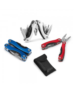 DUNITO. MINI PINZA MULTIFUNZIONE PIEGHEVOLE IN ACCIAIO INOX E ALLUMINIO 94016