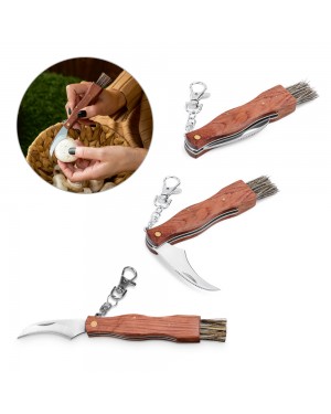 GUNTER. COLTELLO TASCABILE IN ACCIAIO INOX E LEGNO 94033
