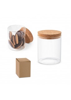 SPICE 700. CONTENITORE IN VETRO BOROSILICATO CON TAPPO IN SUGHERO 700 ML 94079
