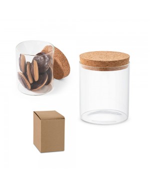 SPICE 700. CONTENITORE IN VETRO BOROSILICATO CON TAPPO IN SUGHERO 700 ML 94079