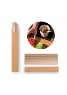 LAMONE. SET DI 10 CANNUCCE IN CARTA KRAFT 94098