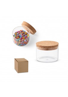SPICE 380. CONTENITORE IN VETRO BOROSILICATO CON TAPPO IN SUGHERO 380 ML 94099