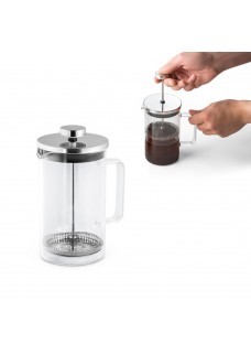 JENSON. CAFFETTIERA IN VETRO BOROSILICATO E ACCIAIO INOX 600 ML 94237