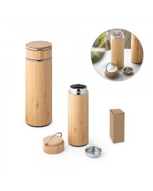 SOW. BORRACCIA TERMICA IN BAMBU E ACCIAIO INOX 440 ML 94239
