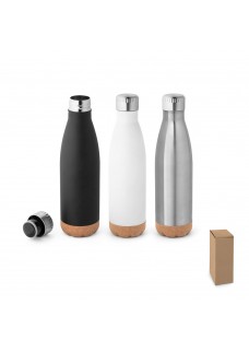 SOLBERG. BORRACCIA TERMICA IN ACCIAIO INOX CON BASE IN SUGHERO 560 ML 94240
