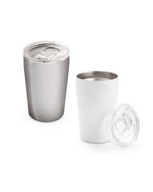SLIDER. BICCHIERE DA VIAGGIO IN ACCIAIO INOX 380 ML 94242