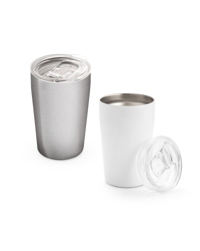 SLIDER. BICCHIERE DA VIAGGIO IN ACCIAIO INOX 380 ML 94242