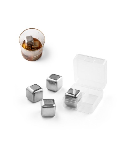 GLACIER. SET DI CUBI RIUTILIZZABILI IN ACCIAIO INOX 94252
