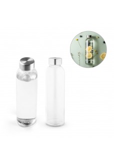 SOLER. BORRACCIA IN VETRO CON TAPPO IN ACCIAO INOX 500 ML 94317