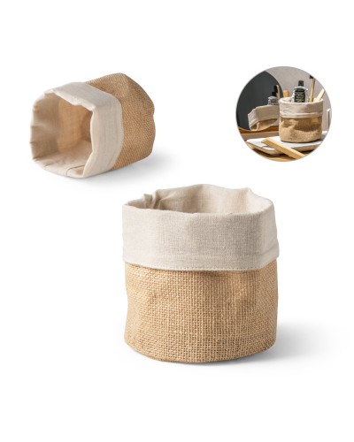 DUCASSE. BORSA IN COTONE E JUTA (120G/M?) 94574
