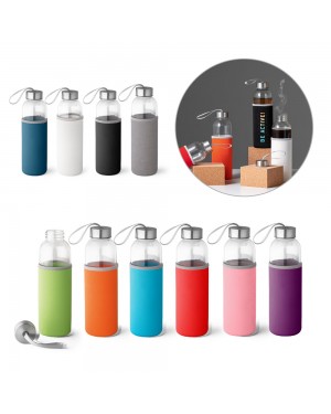 RAISE. BORRACCIA SPORTIVA IN VETRO E ACCIAIO INOSSIDABILE 520 ML 94646