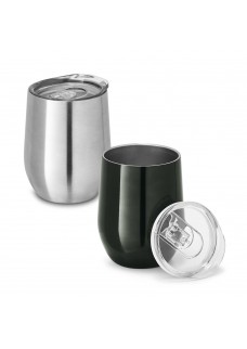 RONDE. BICCHIERE DA VIAGGIO DA IN ACCIAIO INOX 400 ML 94677