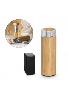 NATUREL. THERMOS IN BAMBU E ACCIAIO INOX 430 ML 94683