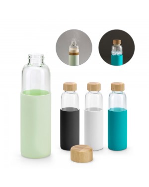 DAKAR. BORRACCIA IN VETRO BOROSILICATO E BAMBU 600 ML 94699